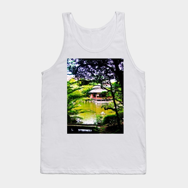 Photography - Japanese garden en tea house Tank Top by Karoのkyuuto